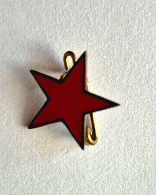 Pin de colección estrella roja