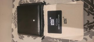 Cartera Montblanc Negra Piel