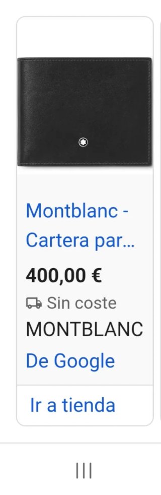 Cartera Montblanc Negra Piel