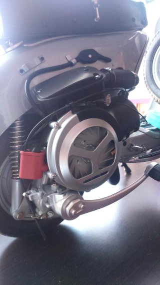 Maqueta Vespa GS 150 Plata 1:3