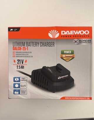 Cargador Batería Daewoo DALCH-25-1 21V 2.5Ah