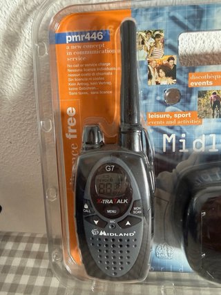 Walkies Midland G7E con cargador base