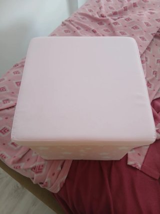 Cajas de tela para guardar cosas (rosa)