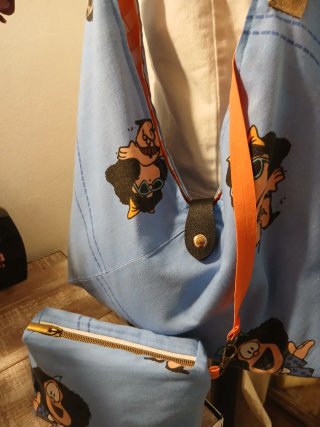 Bolso Mafalda hecho a mano