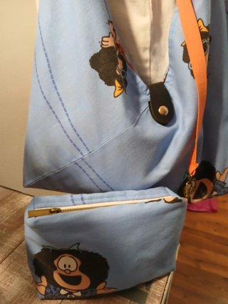 Bolso Mafalda hecho a mano
