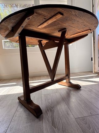 Mesa Antigua Francesa Vendimia Siglo XIX