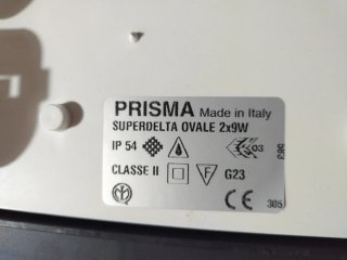 Plafoniera/Applique da Esterno Prisma Superdelta