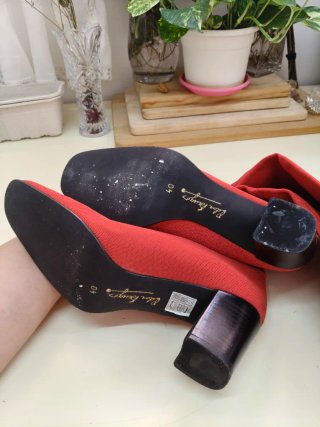 Botas altas rojas