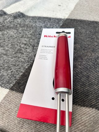 Scolapasta KitchenAid Rosso/Argento