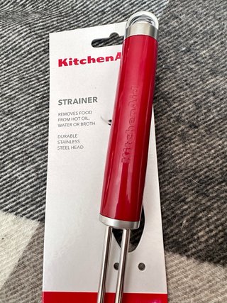 Scolapasta KitchenAid Rosso/Argento