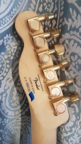Squier John 5 Telecaster Dorada 2013