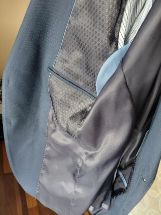 Traje Zara Azul Talla 46