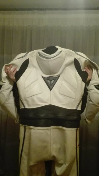 Traje de cuero para moto