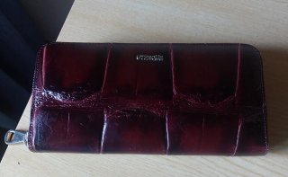 Cartera Uterqüe Piel Burdeos