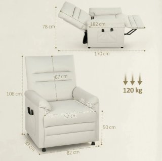 Sillón masaje y calor