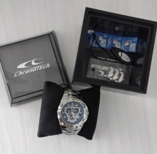 Orologio Chronotech Uomo Blu/Argento