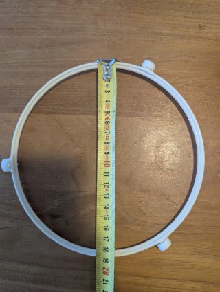 Plato giratorio microondas 25 cm