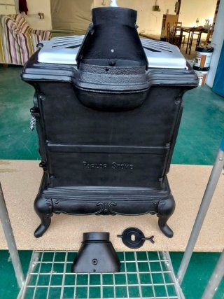 Estufa chimenea cocina  de hierro fundido