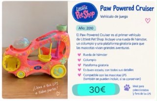 Littlest Pet Shop Paw Powered Cruiser 2010