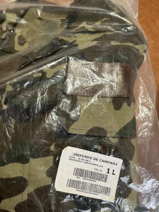 Uniforme de Campaña Camuflaje