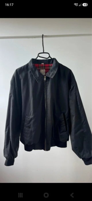 Chaqueta Harrington Negra