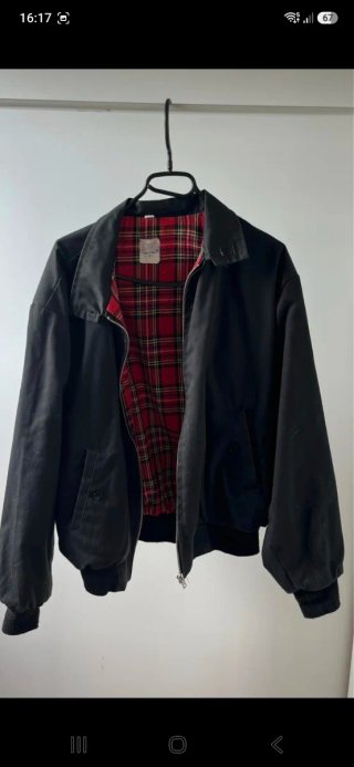 Chaqueta Harrington Negra