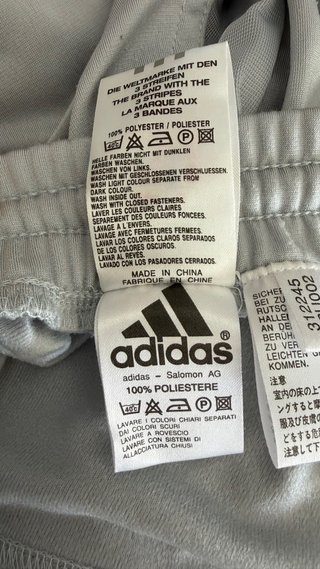 Pantalón chándal Adidas Vintage Gris
