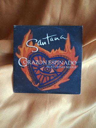 CDs Singles Santana: Corazón Espinado