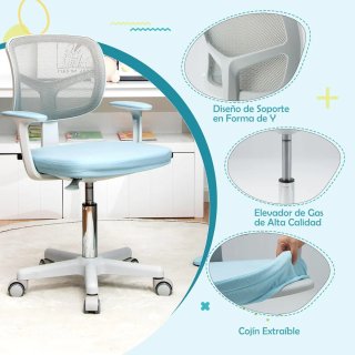 COSTWAY Silla Escritorio Infantil, Silla Juvenil