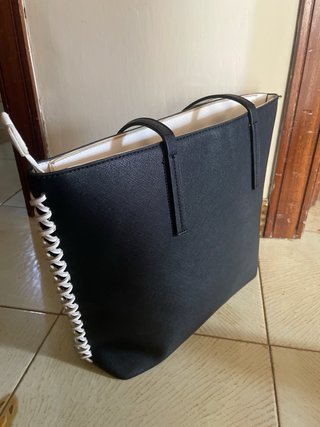 Borsa Greenwich Royal Club nera e bianca