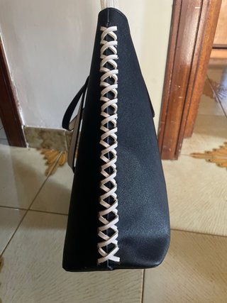 Borsa Greenwich Royal Club nera e bianca
