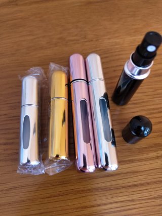 Vaporizadores Perfume Metálicos Varios Colores
