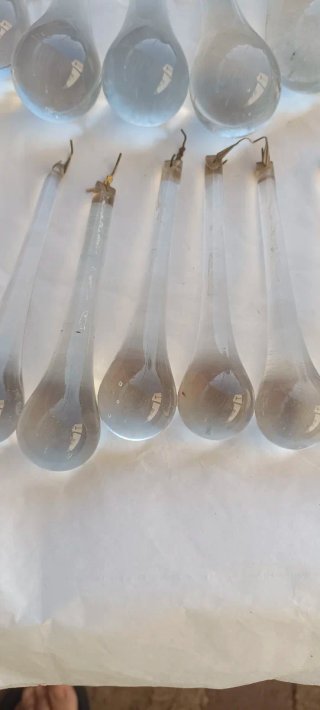Lágrimas de cristal para lámpara