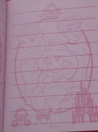 Mini diario Princesas Disney con candado