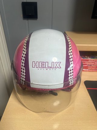 Casco de moto Helix Rosa
