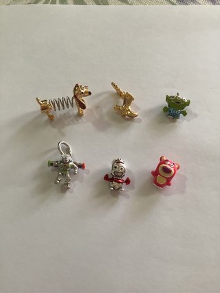 Lote de 6 charms Toy Story