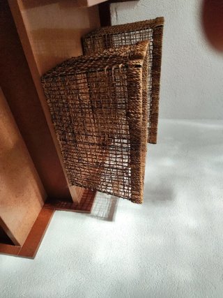 Cestas de mimbre (2 unidades) 60x40x60  55x36x30