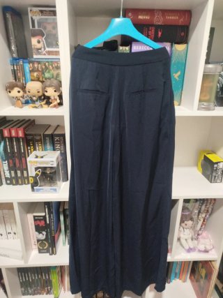 Pantalón azul Stradivarius mujer