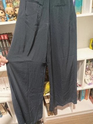 Pantalón azul Stradivarius mujer