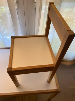 Mesa y Sillas Niños Ikea Madera