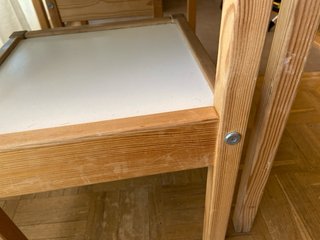 Mesa y Sillas Niños Ikea Madera