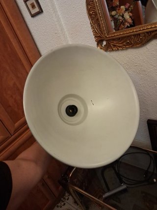 Lámpara de techo vintage de metal