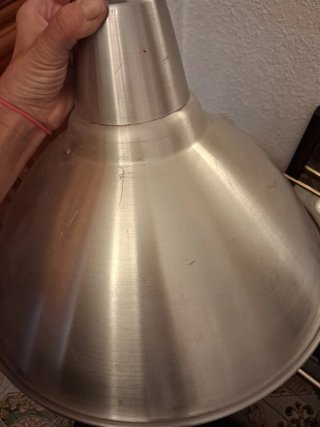 Lámpara de techo vintage de metal
