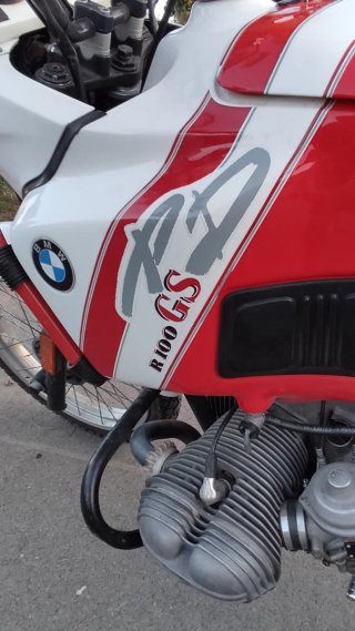 BMW R 100 GS Paris Dakar Roja y Blanca