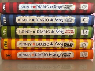 Lote Nuevo 5 libros Diario de Greg (Jeff Kinney)