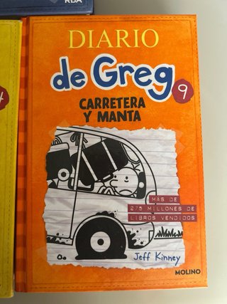 Lote Nuevo 5 libros Diario de Greg (Jeff Kinney)
