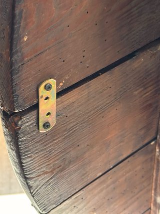 Antigua mesa vendimia francesa madera