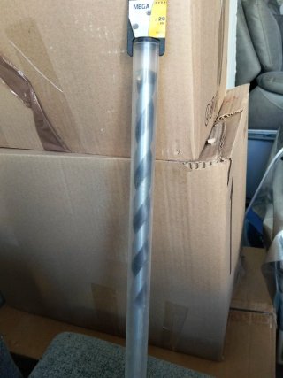Broca de vidia MEGA 20mm x 400mm