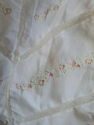 Falda Fallera Blanca brial 90 de largo