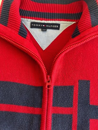 Tommy Hilfiger | Jersey de punto rojo con cremalle